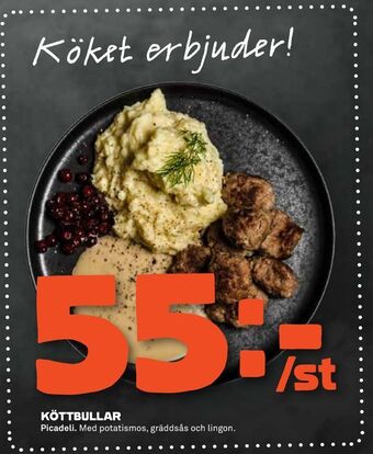 Stora Coop Köttbullar erbjuda