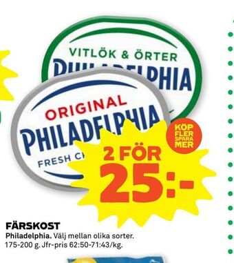 Stora Coop Färskost erbjuda