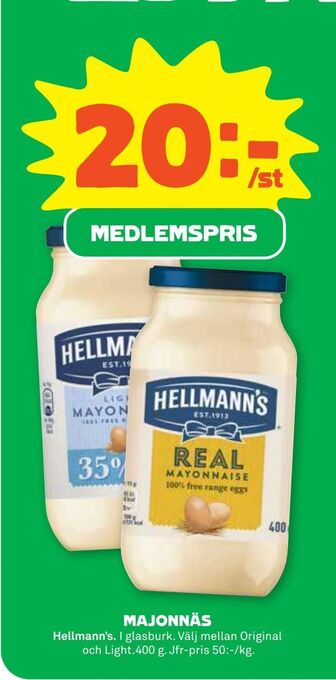 Stora Coop Majonnäs erbjuda