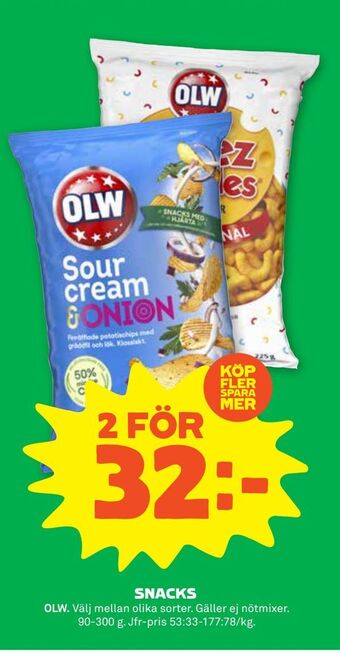 Stora Coop Snacks erbjuda