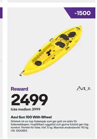 Azul Sun 100 With Wheel