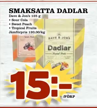 Matboden Ektorp Smaksatta dadlar erbjuda