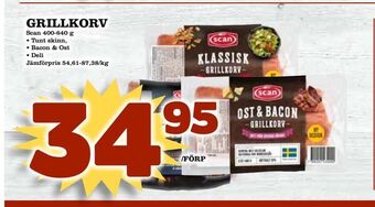 Nelins Grillkorv erbjuda