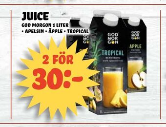 Nelins juice erbjuda