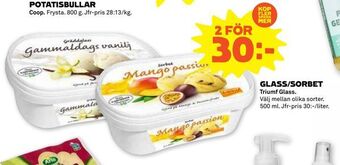 Stora Coop Glass/sorbet erbjuda