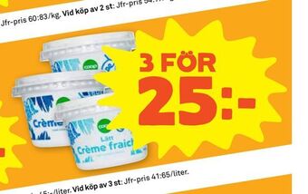 Stora Coop Crème fraiche erbjuda