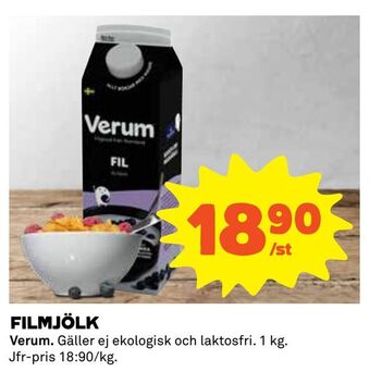 Coop Filmjölk erbjuda