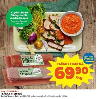 Coop Fläskytterfilé erbjuda