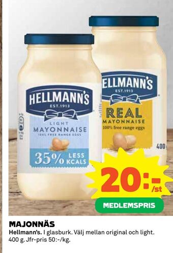Coop Majonnäs erbjuda