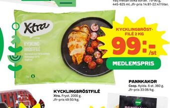Coop Kycklingbröstfilé erbjuda