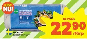 Coop Ägg 10-pack erbjuda