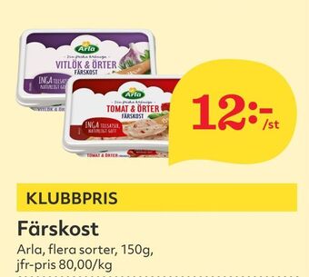 Hemköp Färskost erbjuda