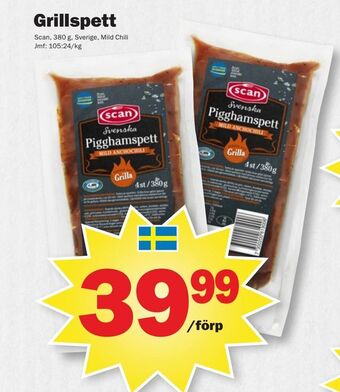 Pekås Grillspett erbjuda