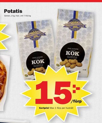 Pekås Potatis erbjuda