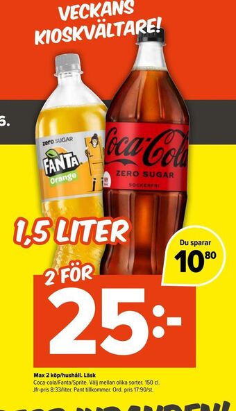 Coop Extra Läsk erbjuda