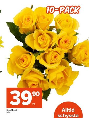 Coop Extra Rosor 10-pack erbjuda