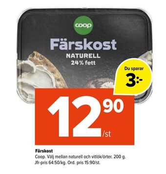 Coop Extra Färskost erbjuda