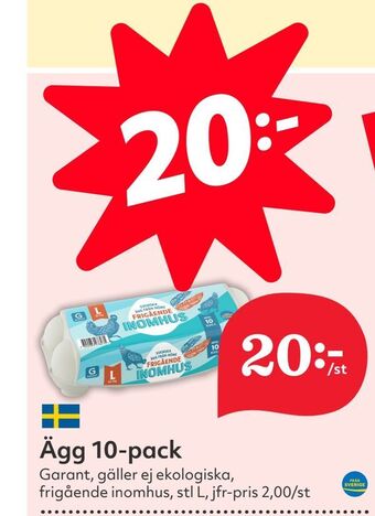 Hemköp Ägg 10-pack erbjuda