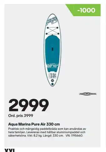 Aqua Marina Pure Air 330 cm