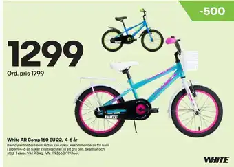 XXL White AR Comp 160 EU 22, 4-6 år erbjuda
