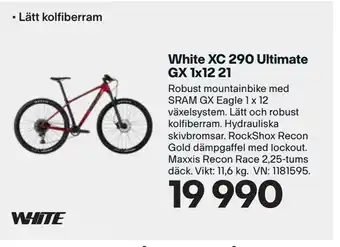 White XC 290 Ultimate GX 1x12 21