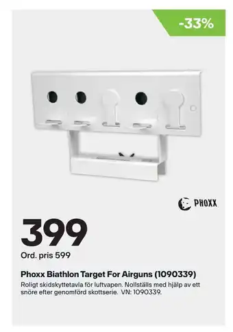 Phoxx Biathlon Target For Airguns (1090339)