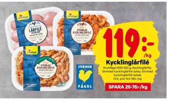City Gross Kronfågel kycklinglårfile erbjuda