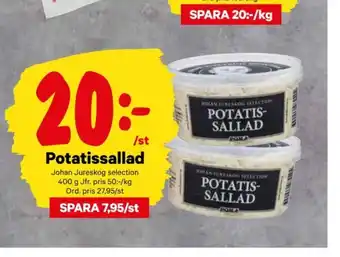 City Gross Johan jureskog potatissallad erbjuda