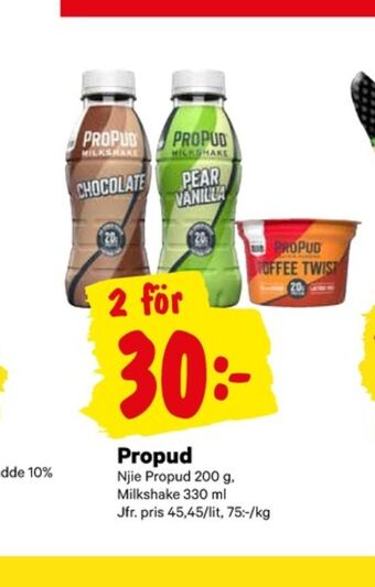 Propud milk shake