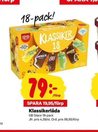 City Gross Gb klassiker glasspinnar erbjuda