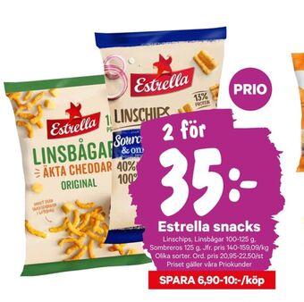 Estrella linsbågar