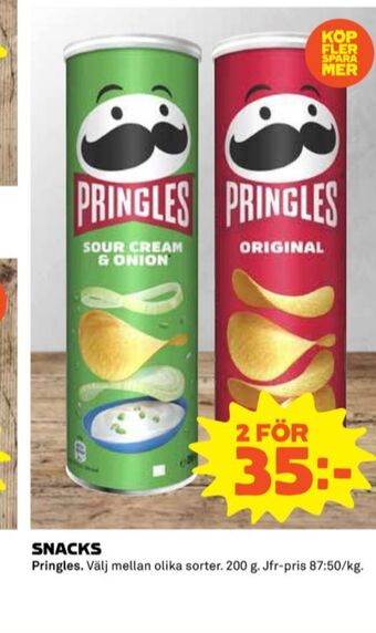 Coop Pringles chips erbjuda