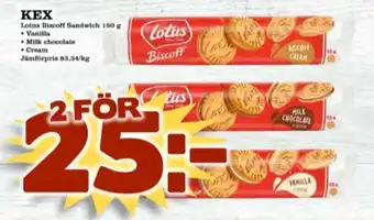Matdax Biscoff småkakor erbjuda