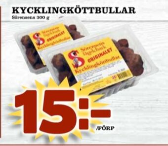 Matdax Sörensens kycklingköttbullar erbjuda