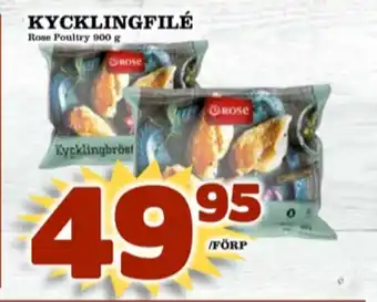 Matdax Rose kycklingbröstfilé erbjuda