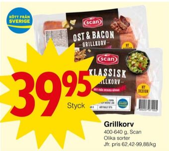Matöppet Scan grillkorv erbjuda