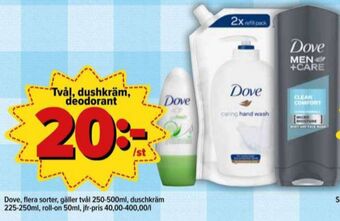 Dove deodorant