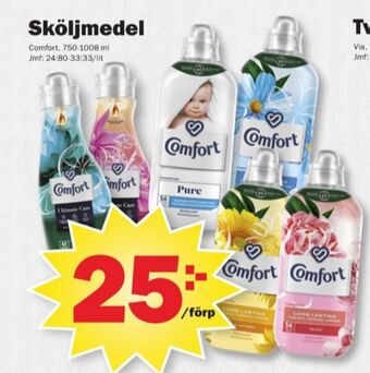Pekås Comfort sköljmedel erbjuda