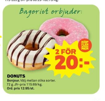 Stora Coop Bonjour butiksbakat kaffebröd erbjuda