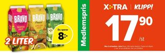 Coop Extra Bravo juice erbjuda