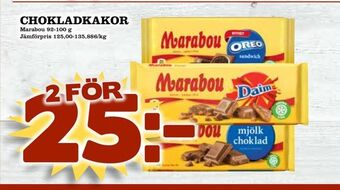 Matdax Chokladkakor erbjuda