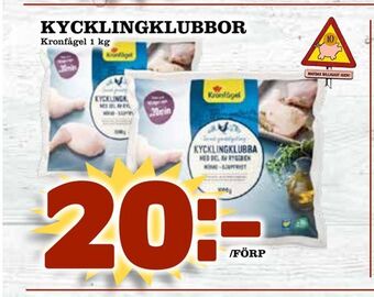 Matdax Kycklingklubbor erbjuda