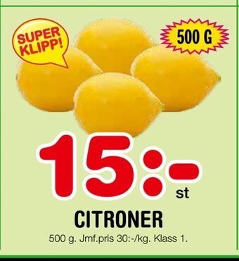 Nya Pulsen Citroner erbjuda