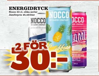 Nya Pulsen Energidryck erbjuda