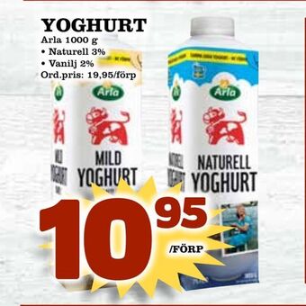 Supergrossen Yoghurt erbjuda
