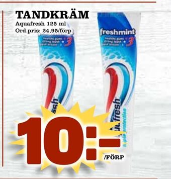Supergrossen Tandkräm erbjuda