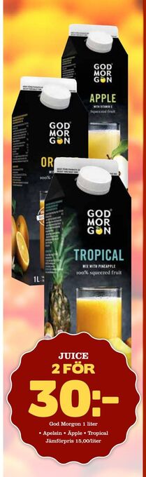 Supergrossen Juice erbjuda