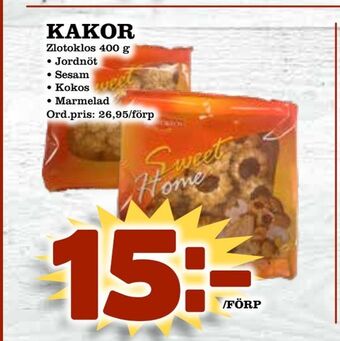 Supergrossen Kakor erbjuda