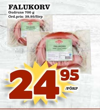 Supergrossen Falukorv erbjuda