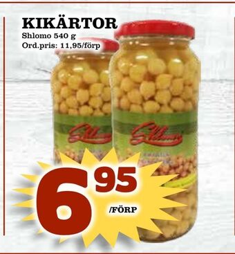 Supergrossen Kikärtor erbjuda